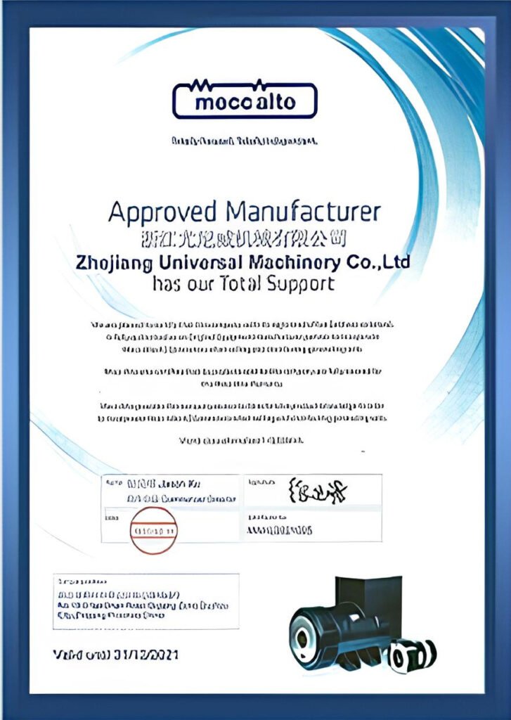 Mecc Alte Approved manufacturer